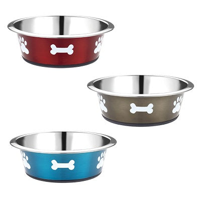 Classic Posh Paws SSteel Dish 6x1600ml