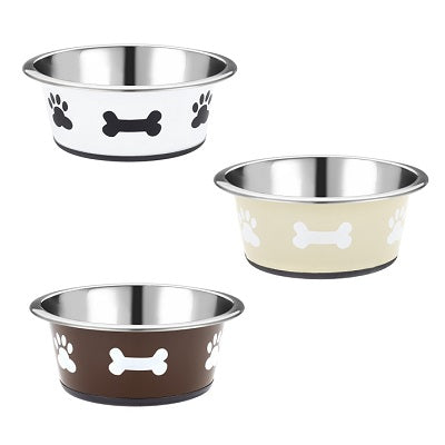 Classic Posh Paws SS Neutral Dish6x900ml