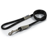 Ancol Viva Rope Refl Snap Lead Blck 1cm