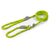 Ancol Viva Rope Refl Slip Lead Lime 80mm