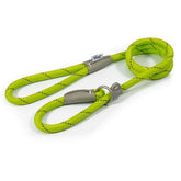 Ancol Viva Rope Refl Slip Lead Lime 12mm