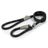 Ancol Viva Rope Refl Slip Lead Blck 12mm