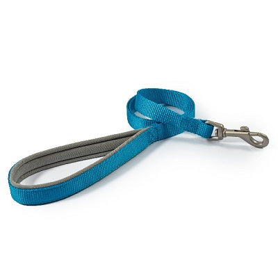 Ancol Viva Padded Snap Lead Blue 19mm