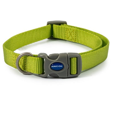 Ancol Viva Quick Fit Collar Lime30-50cm