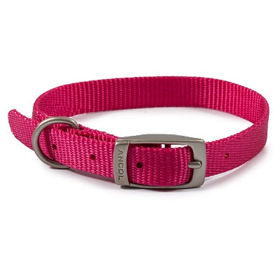 Ancol Viva Buckle Collar Pink 20-26cm