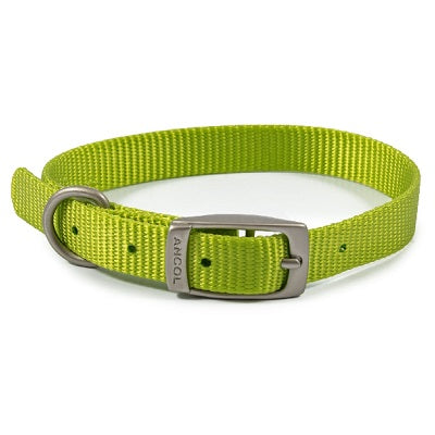 Ancol Viva Buckle Collar Lime 20-26cm