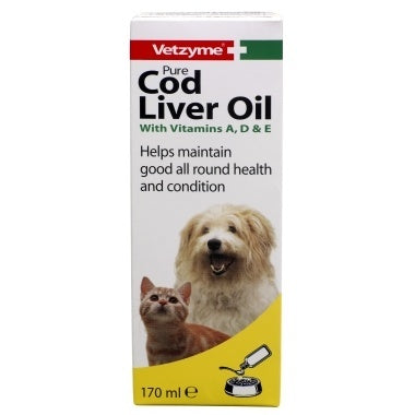 Vetzyme Cod Liver Oil Liquid 3x150ml