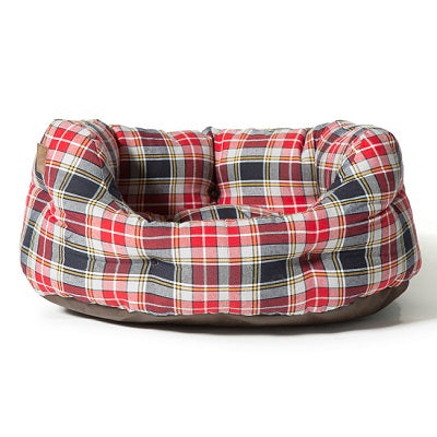 DD Lumberjack Red/Gry Deluxe Slumber Bed