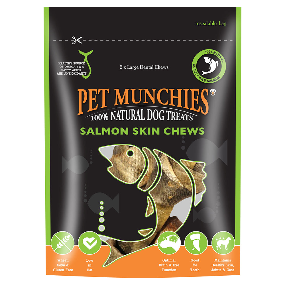 Pet Munchies Salmon Chews Large 6x125g