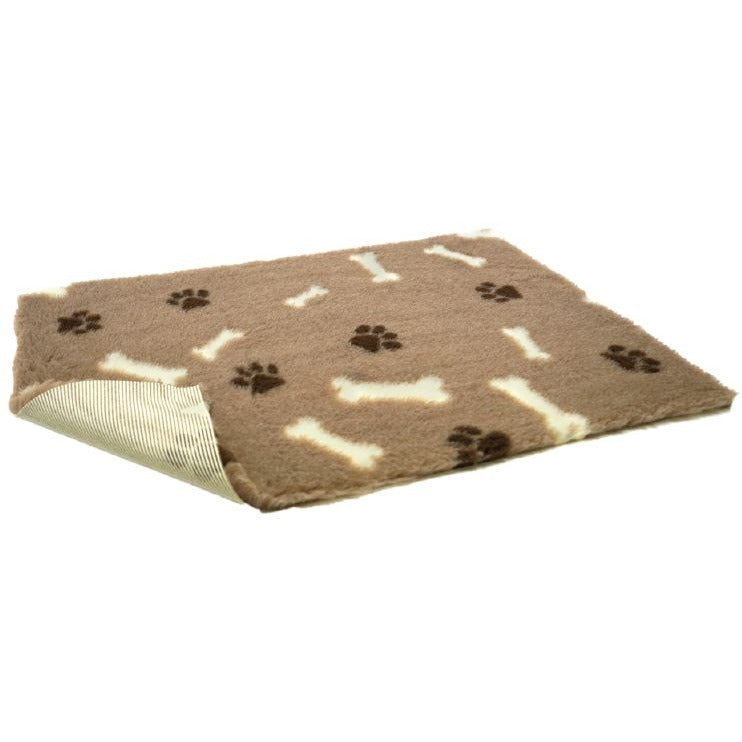 Vetbed Mink Bone/Paws Nonslip 26x20"