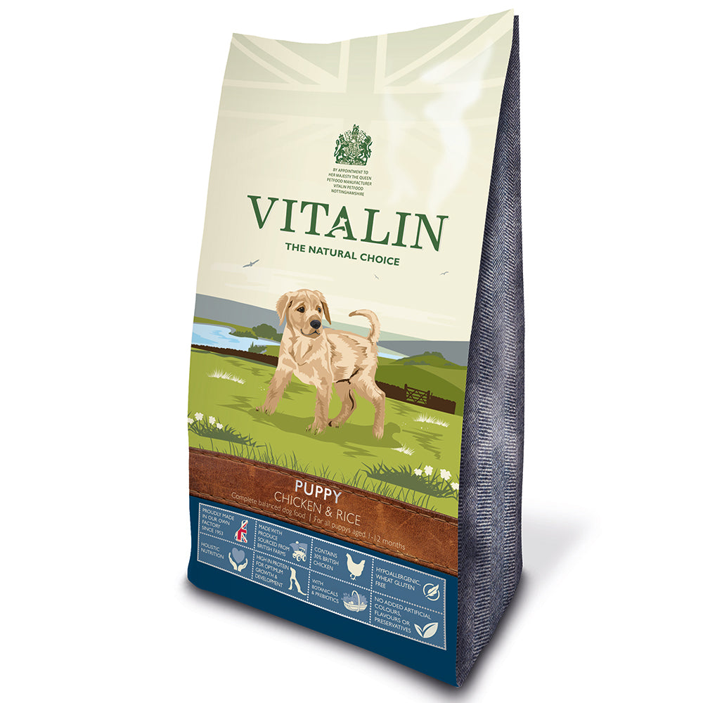 Vitalin Puppy Wht Gluten Fr Chick & Rice