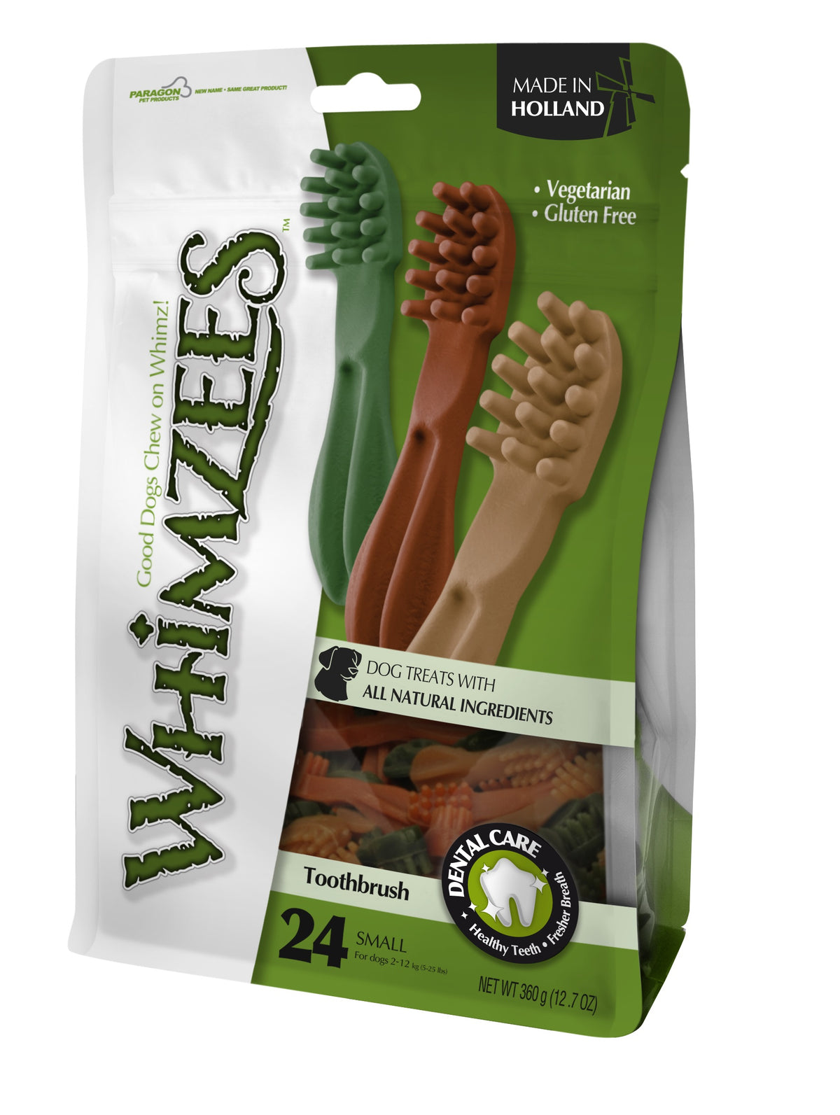 Whimzees Toothbrush Sml 6x24 Bags x90mm