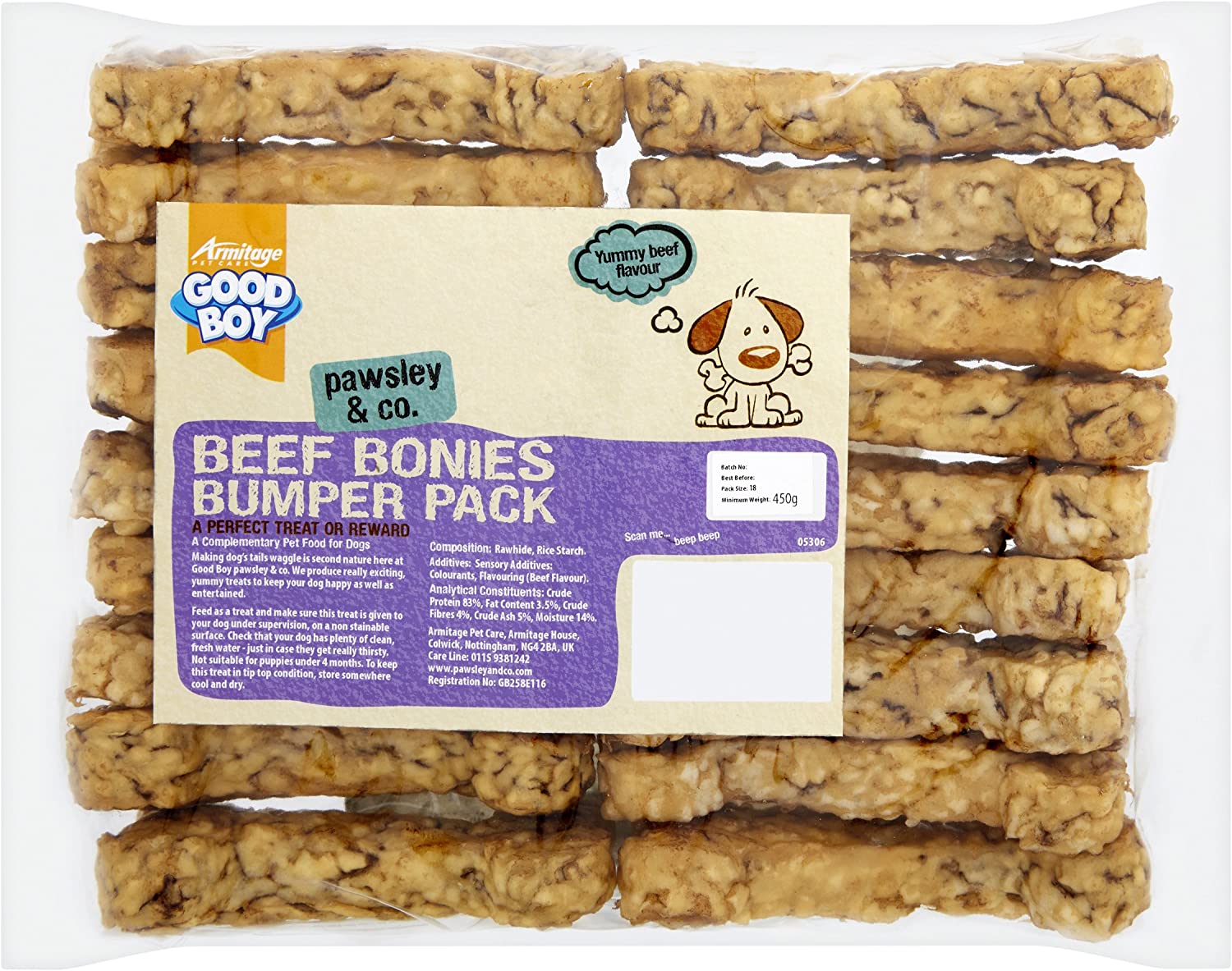 Good Boy Beef Flavour Bonies x18