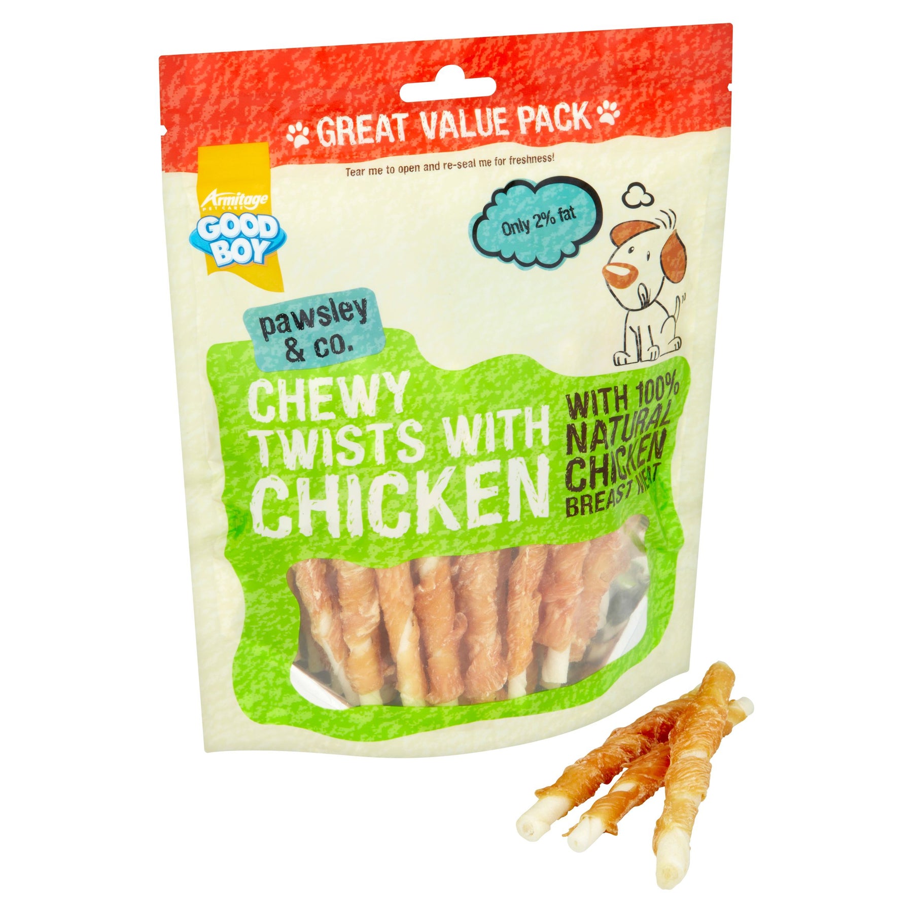 Good Boy Chewy Twists Chicken 320gx3