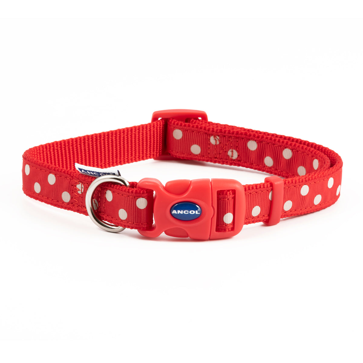 Ancol Vintage Red Polka Collar 2-5