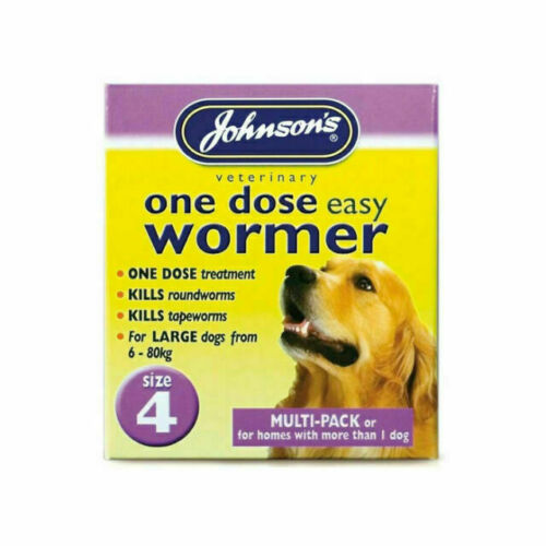 JVP 1 Dose Wormer Dogs Size 4(3x8Tab)