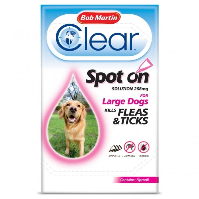 BM Flea Clear Lge Dog 24Wk (20-40kg) 3x6