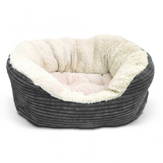 Rosewood 40 Winks Grey Cord Jumbo Bed