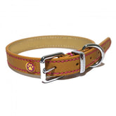 Lux Leather Tan Collar 10-14" x 1/2"