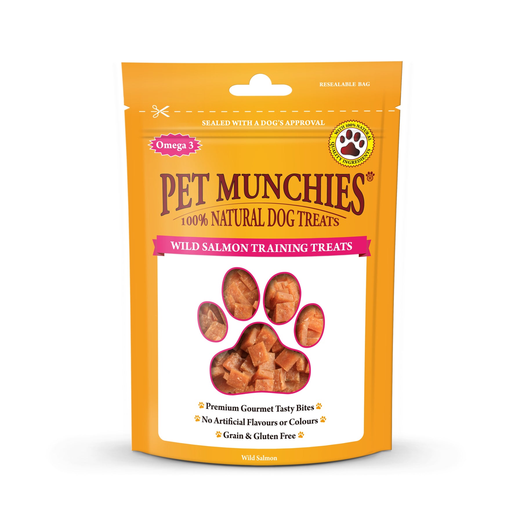 Pet Munchies Training Treat Salmon 8x50g