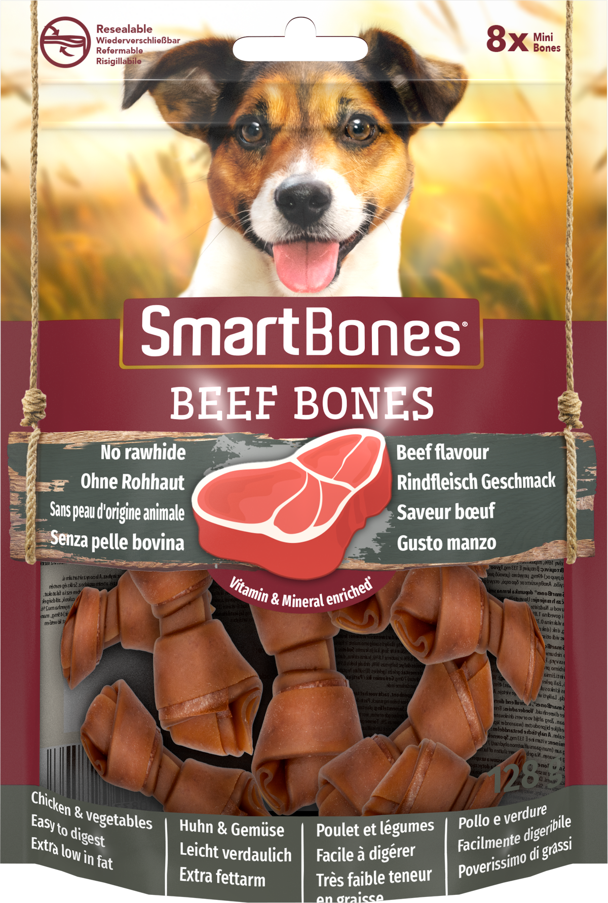 SmartBones Beef Mini 8pc x 7