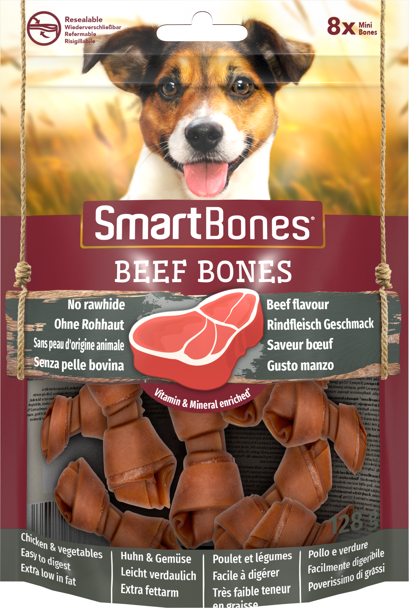 SmartBones Beef Mini 8pc x 7