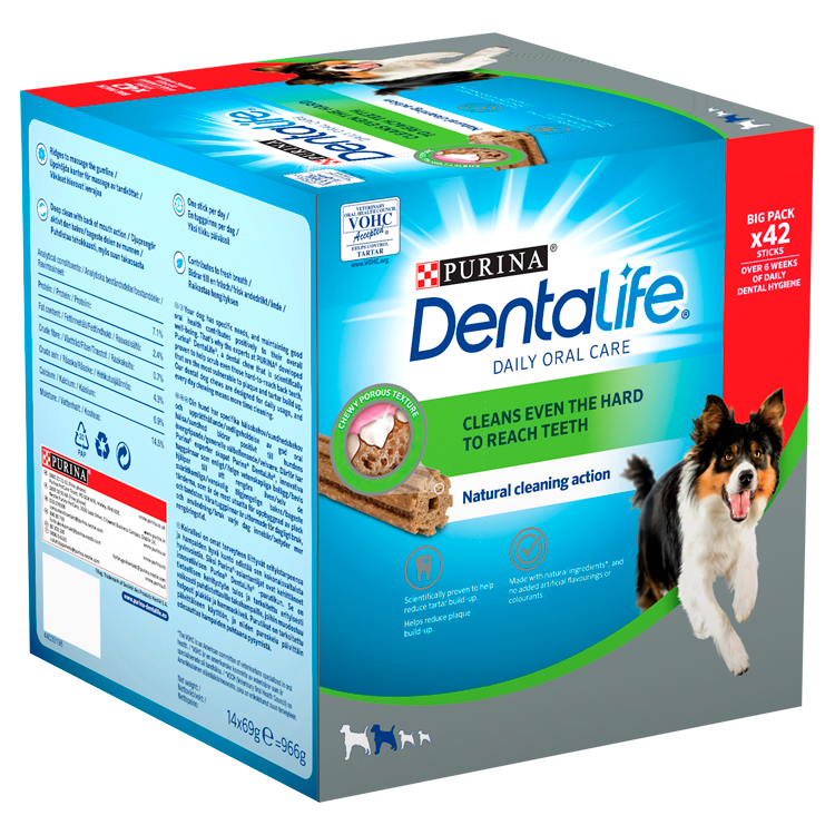 Dentalife Medium 2x966g 42 Sticks (84St)