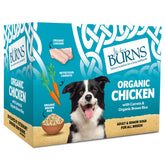 Burns Dog Tray Organic Chicken 6x395g