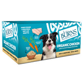 Burns Dog Tray Organic Chicken 12x150g