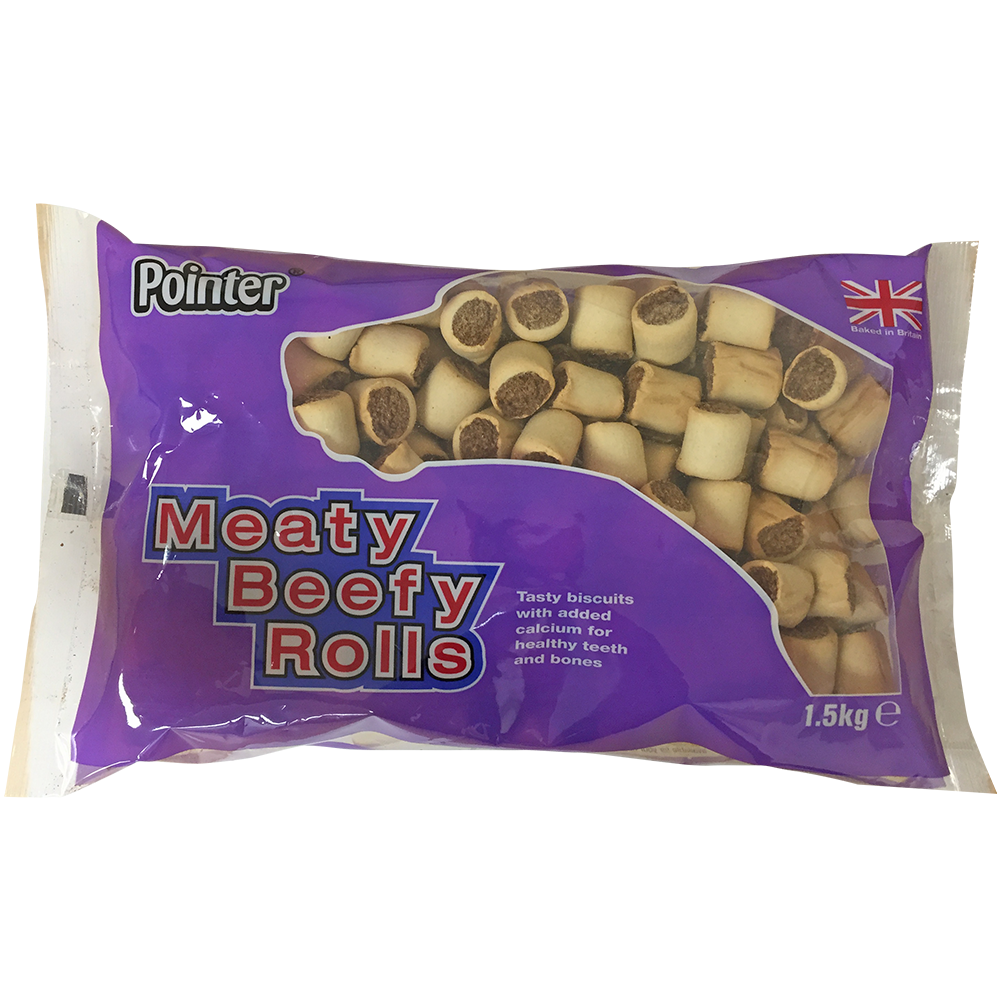 Pointer Marrowbone/Meaty B Rolls 4x1.5kg