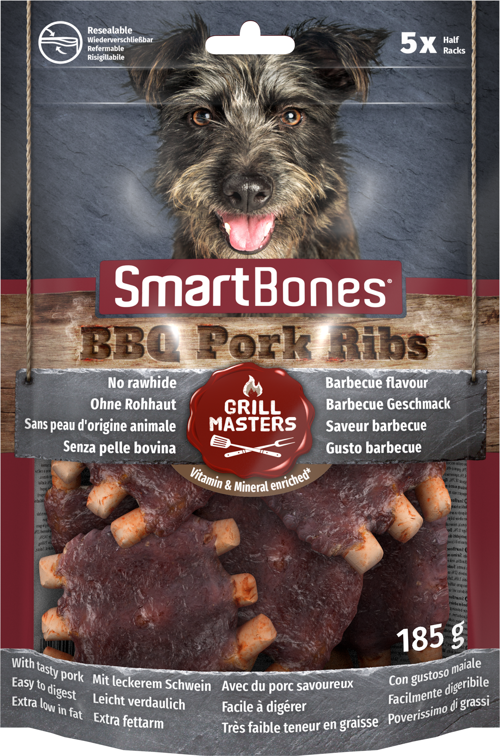 SmartBones Grill Master Pork Ribs 5pc x6