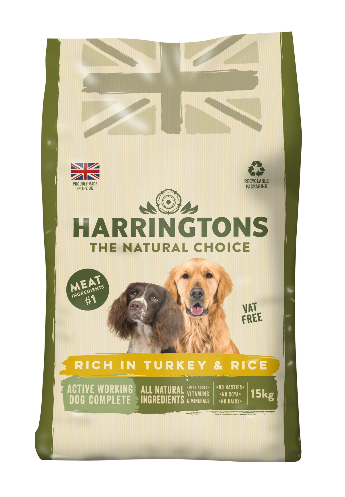 Harringtons Dog Active Worker Turkey