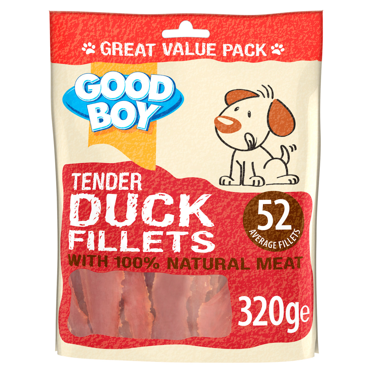 Good Boy Tender Duck Fillets 3x320g