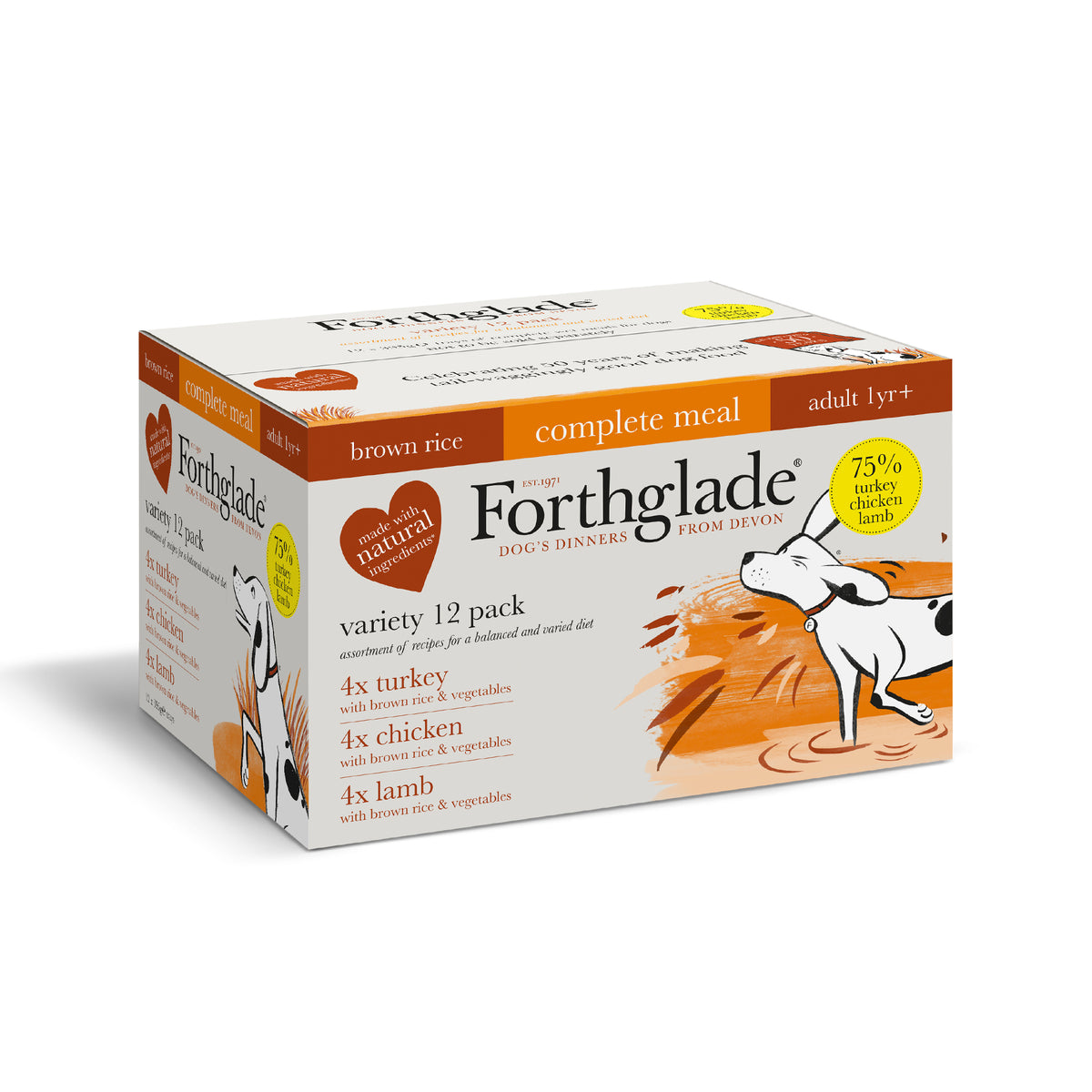 Forthglade Dog Comp Multicase 12x395g