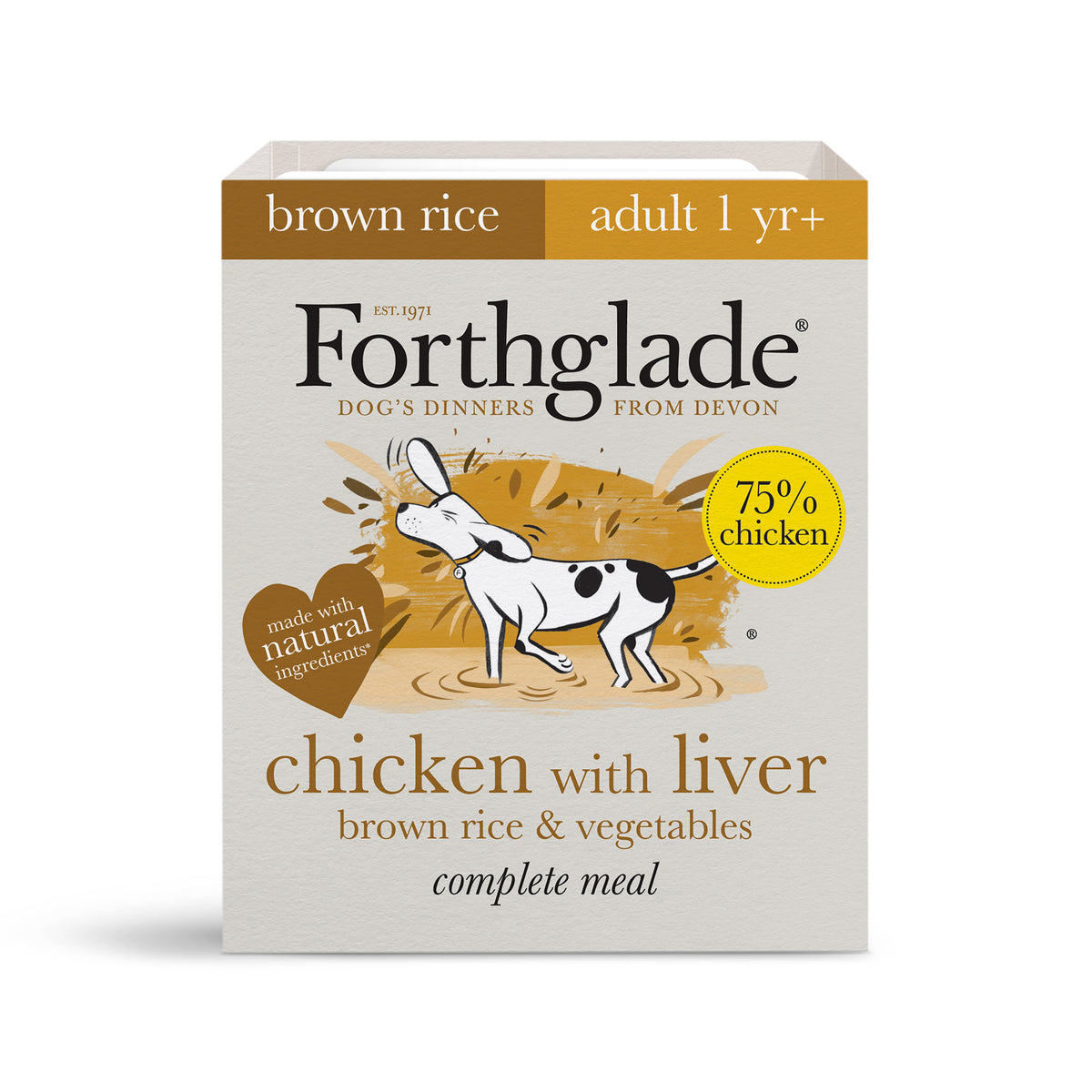 Forthglade Dog Comp Chick&Liver18x395g