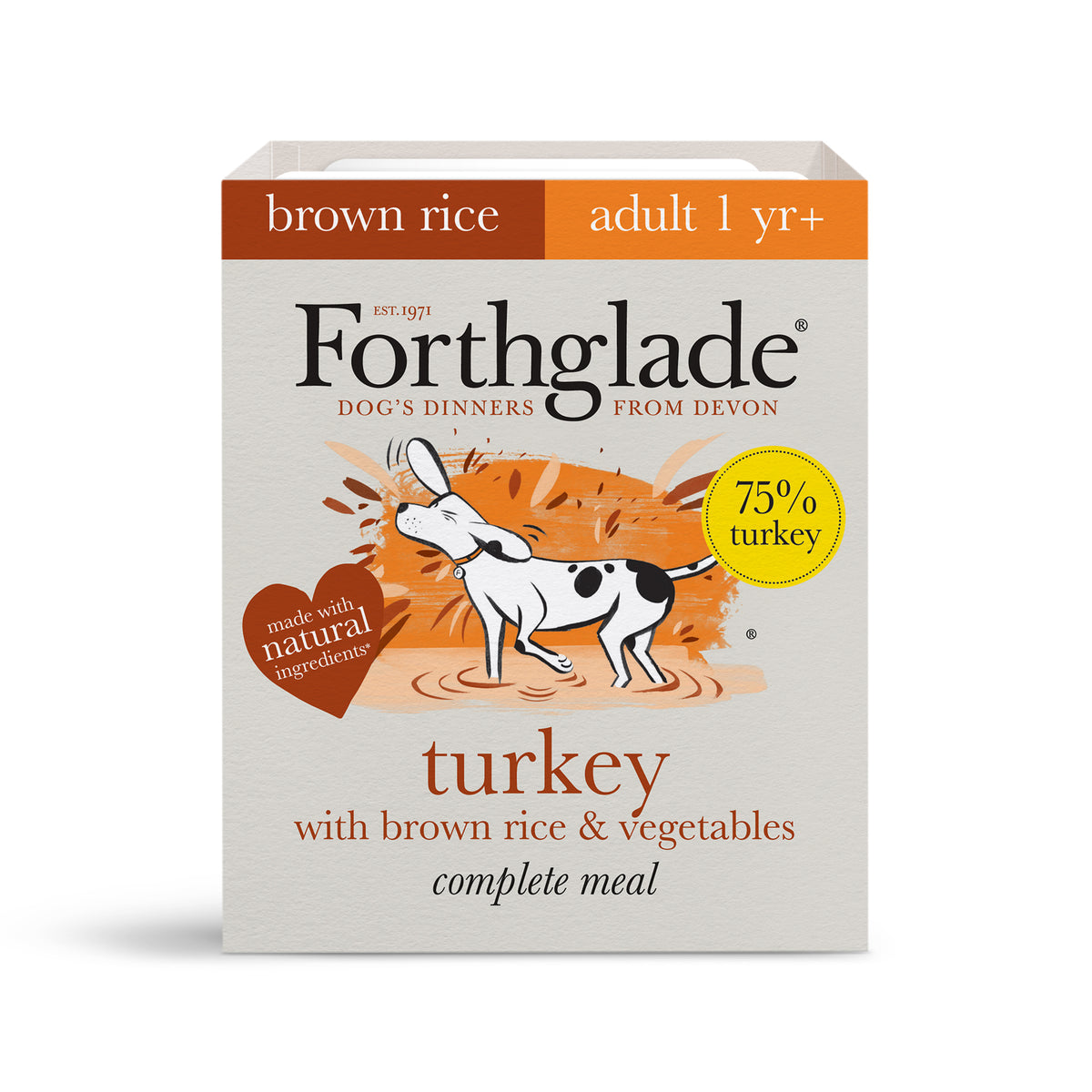 Forthglade Dog Comp Turkey Veg 18x395g