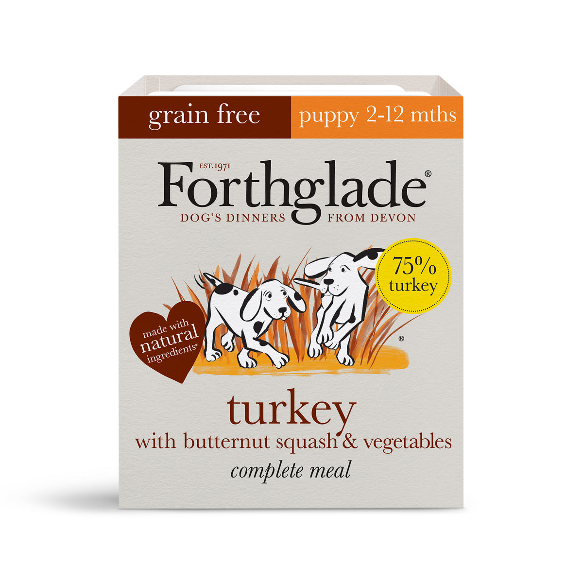 Forthglade Comp Puppy GF Turkey18x395g