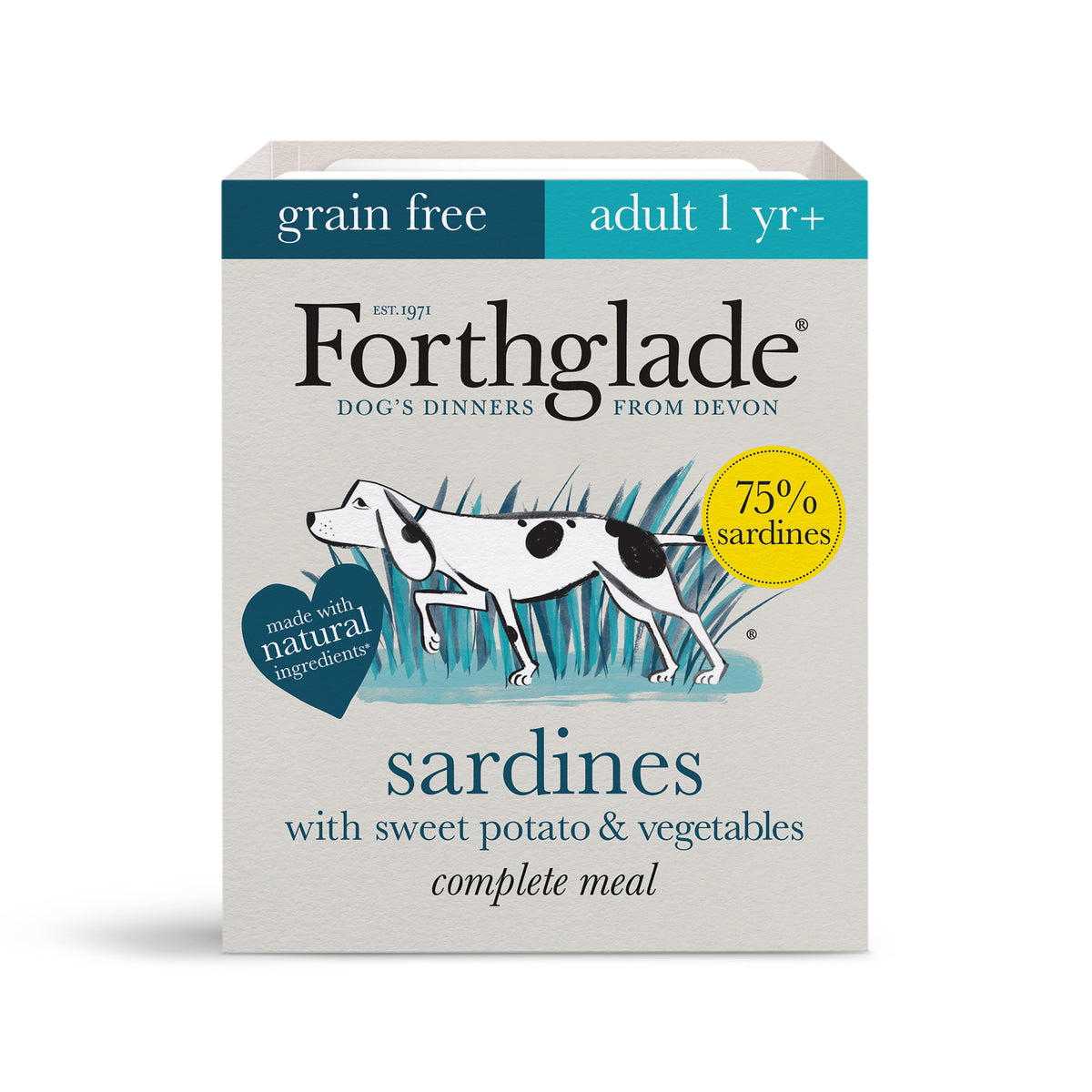 Forthglade Comp Adlt GF Sardines 18x395g