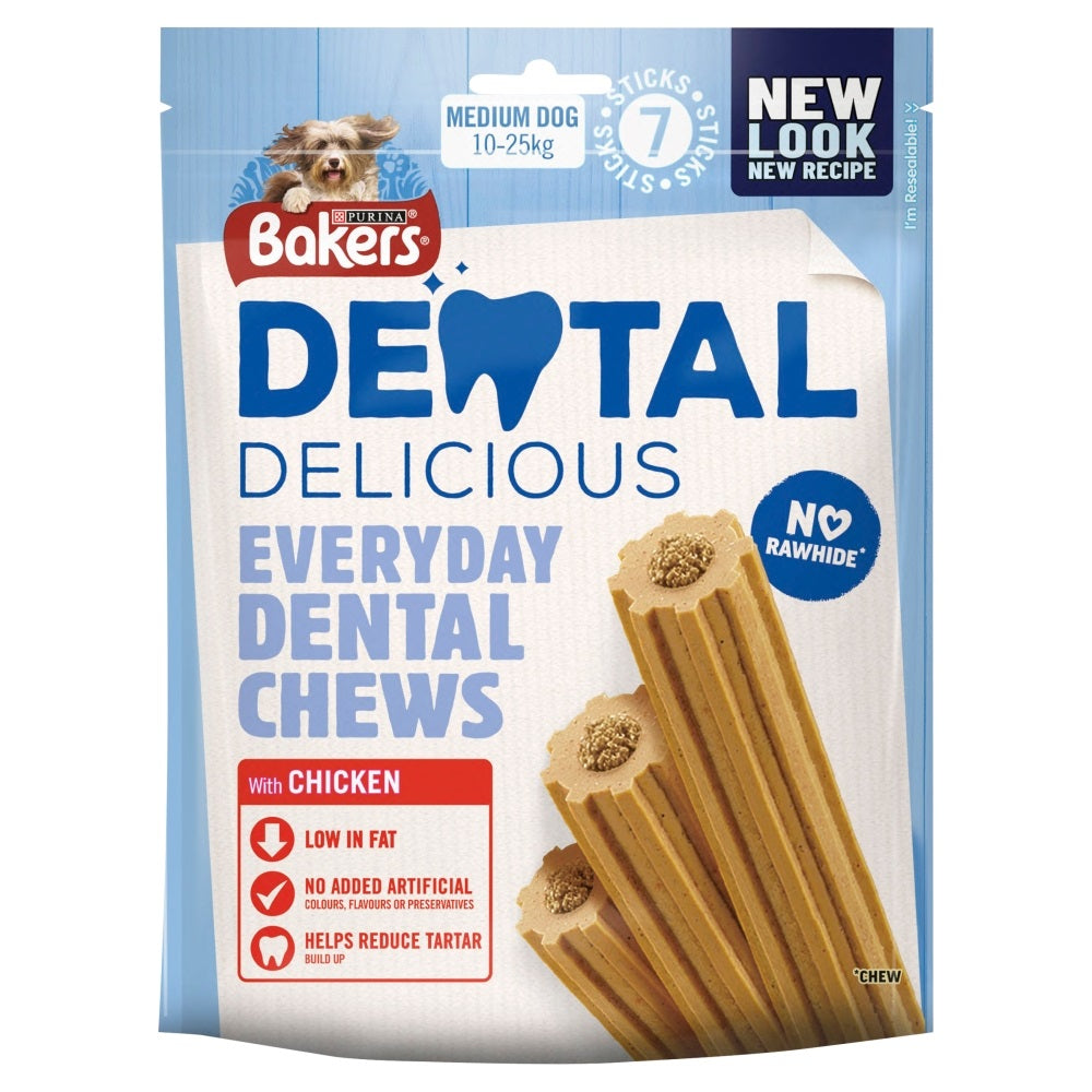 Bakers Dental Del Chicken Medium 6x200g