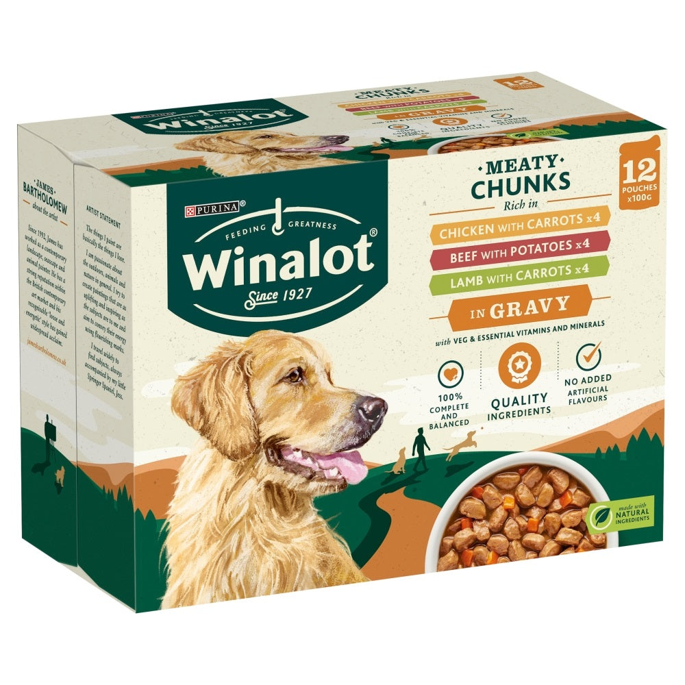 Winalot Adult Meaty Chunks CIG 4x12x100g