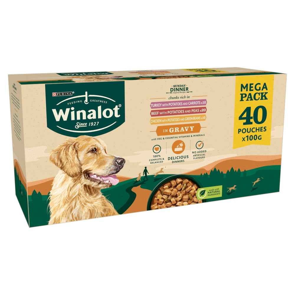 Winalot Adult Sunday Dinner CIG 40x100g