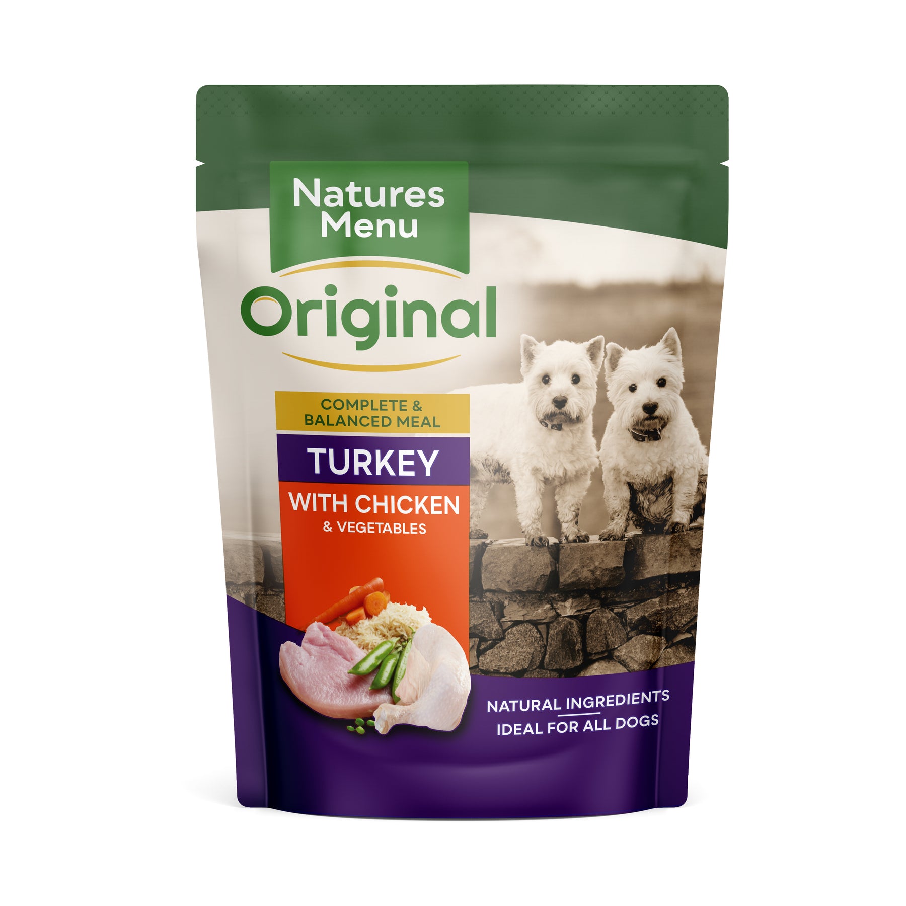 N/Menu Dog Pch Turkey & Chicken 8x300g