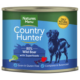 N/Menu Ctry Hunter Dog Tins WBoar 6x600g