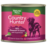 N/Menu Ctry Hunter Dog Tins Phs&Go6x600g