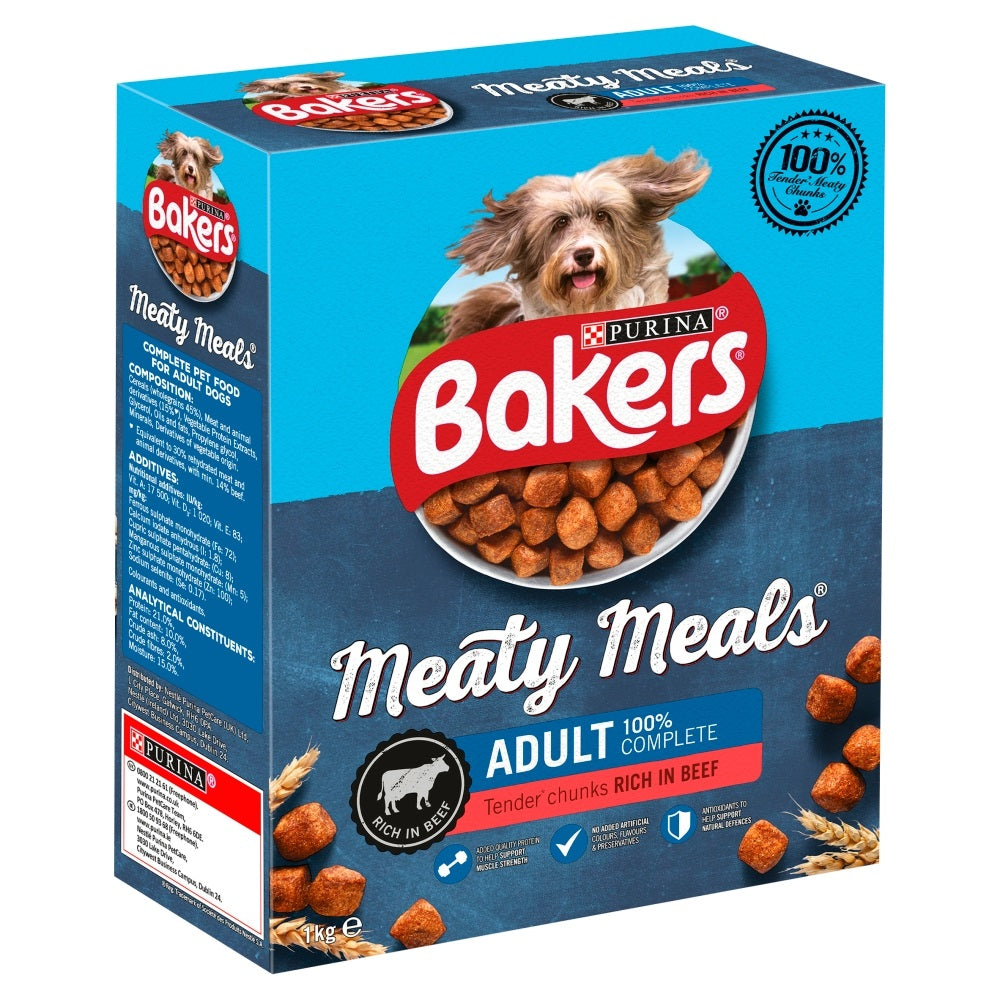 Bakers Meaty Meals Beef 5x1kg