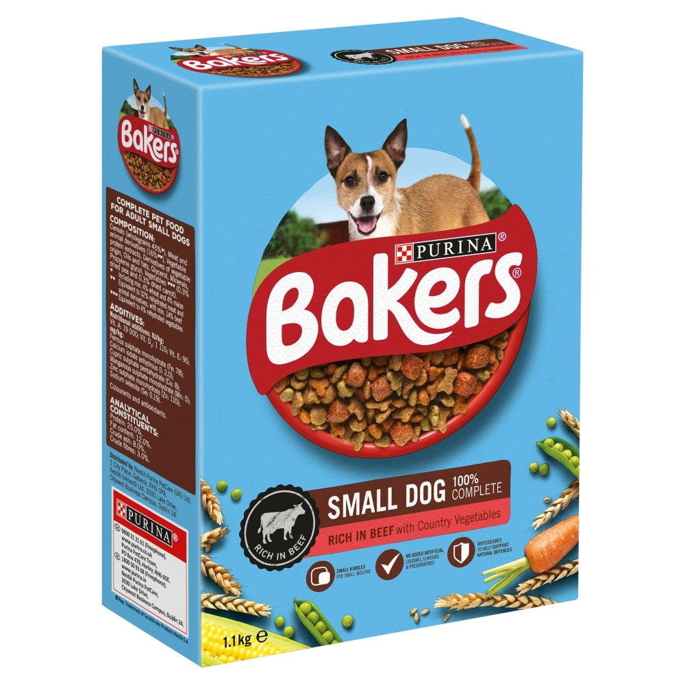 Bakers Small Dog Beef & Veg 5x1.1kg