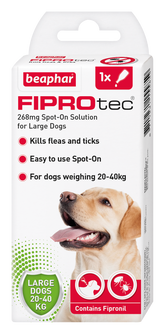 Beaphar FIPROtec Large Dog 1 pipette x6