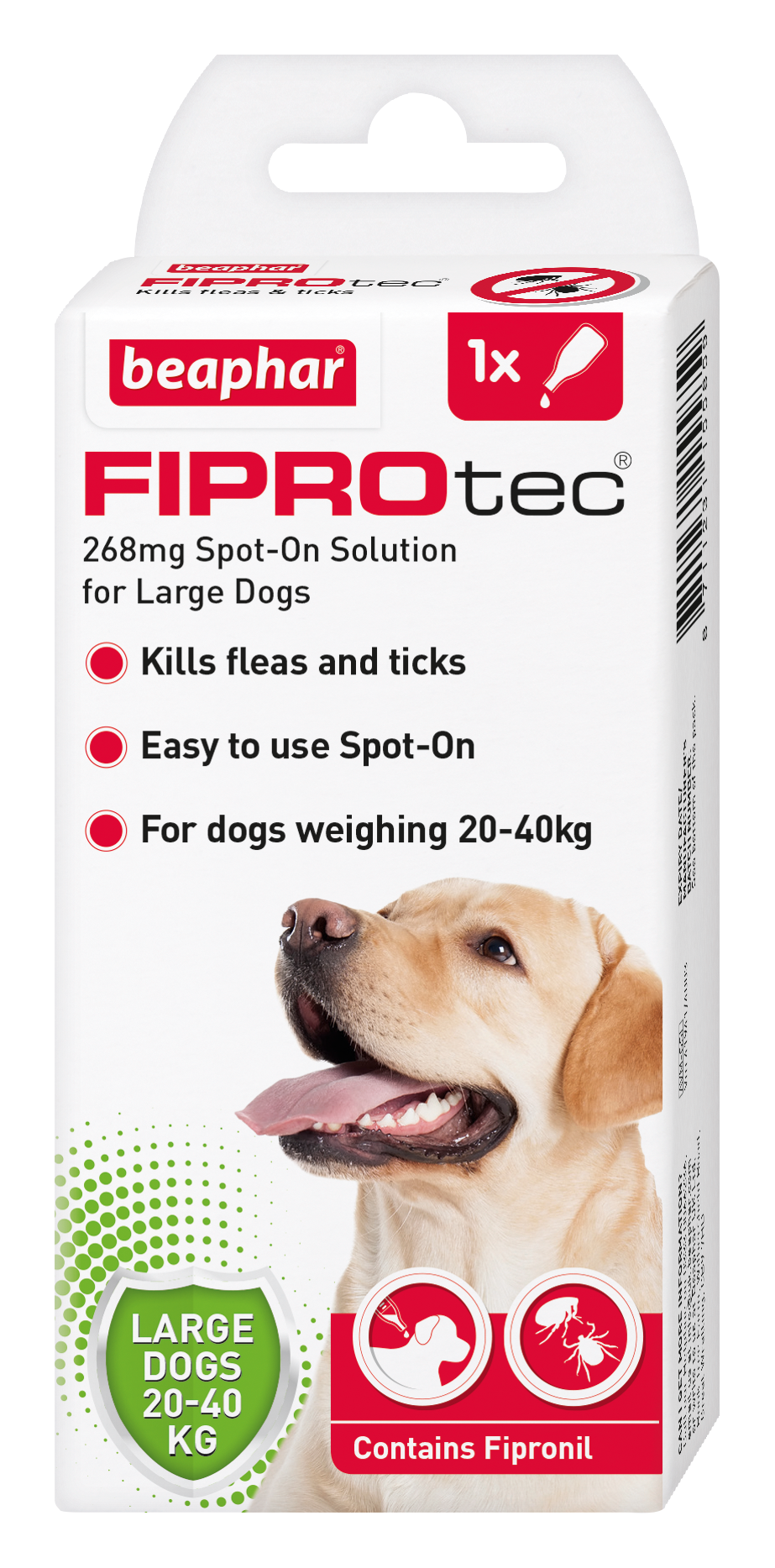 Beaphar FIPROtec Large Dog 1 pipette x6