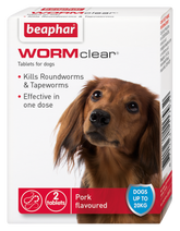 Beaphar WORMclear Dog to 20kg 2 tabs x6