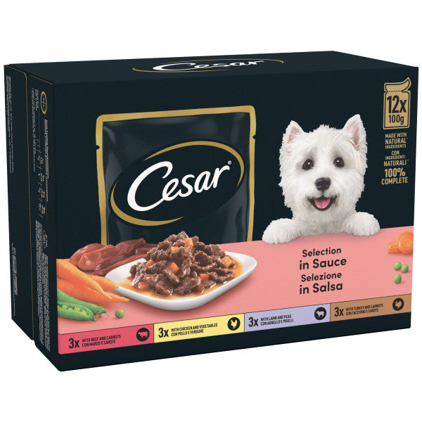 Cesar Pch Del Fresh Fav Sauce 4x12x100g